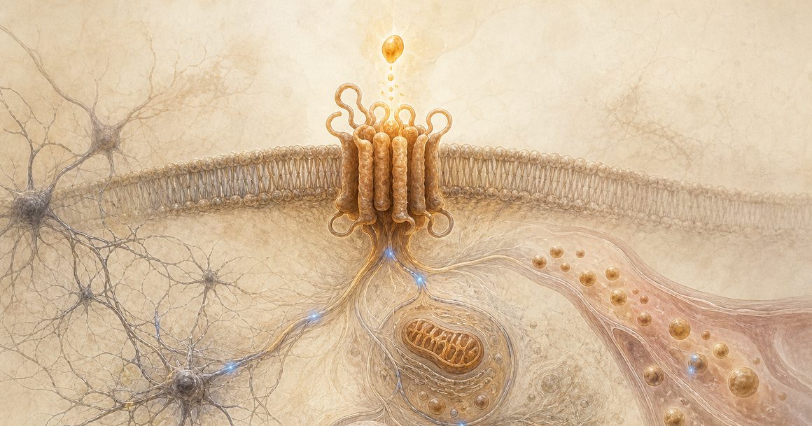 Receptor-like cell forms connected by amber metabolic and glucose-signal pathways